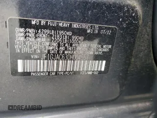 2013 Subaru Impreza Premium z VIN JF1GJAC63DH004557, wystawiony jako Copart lot #53601875 z przebiegiem 166 250 mil mil oraz Czysty tytuł • Clean title. Historia ofert i sprzedaży dostępna na DreamBid. Obrazek 12.