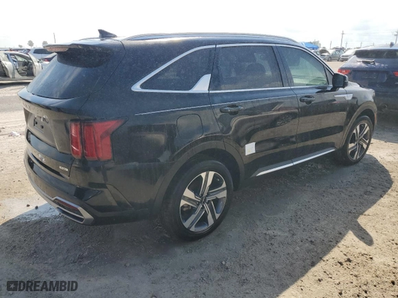 2023 Kia Sorento Plug-In Hybrid SX Prestige with VIN KNDRMDLH1P5213458, listed as a Copart auction lot 74607994 with 23,749 mi miles and Non Repairable. Bid and sale history available at carsss.com. Image 3.