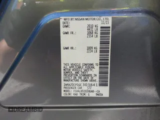 2016 Nissan LEAF S with VIN 1N4AZ0CP1GC303841, listed as a IAAI auction lot 42686655 with 82,690 mi miles and . Bid and sale history available at DreamBid. Image 9.