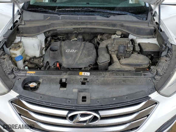 2015 Hyundai Santa Fe Sport with VIN 5XYZT3LBXFG273849, listed as a Copart auction lot 49183885 with 153,334 mi miles and Salvage Title. Bid and sale history available at carsss.com. Image 12.