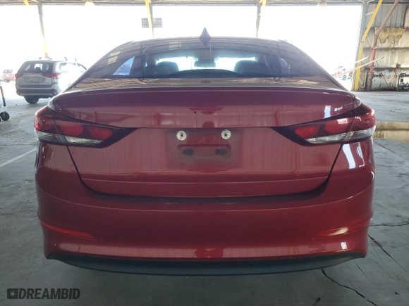 2017 Hyundai Elantra SE with VIN KMHD74LF6HU282102, listed as a Copart auction lot 49960075 with 94,024 mi miles and Salvage Title. Bid and sale history available at carsss.com. Image 6.