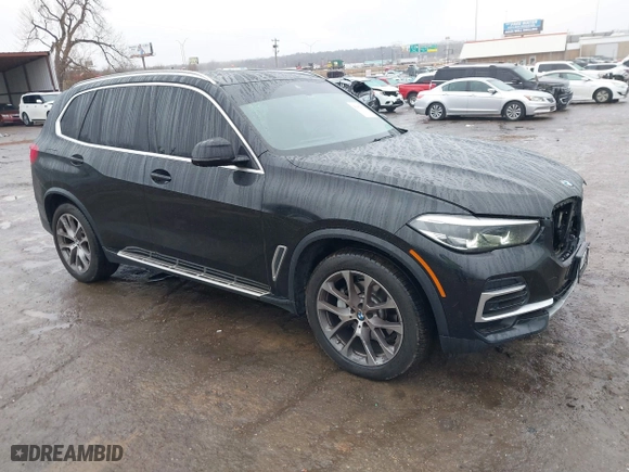 2023 BMW X5 xDrive40i with VIN 5UXCR6C03P9P62891, listed as a IAAI auction lot 41492392 with 51,471 mi miles. Bid and sale history available at carsss.com. Image 1.