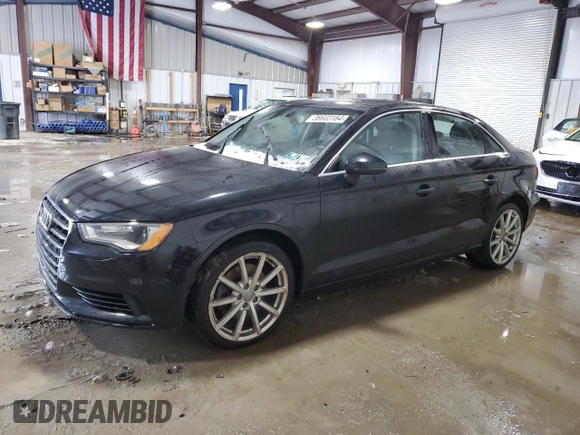 2015 Audi A3 2.0T Premium Plus with VIN WAUEFGFF0F1006356, listed as a Copart auction lot 38603164 with 77,175 mi miles. Bid and sale history available at carsss.com. Image 1.