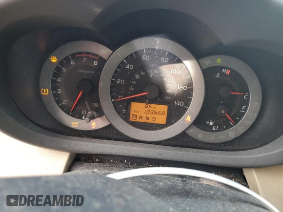 2012 Toyota RAV4 with VIN 2T3ZF4DV4CW112044, listed as a Copart auction lot 49723855 with 133,668 mi miles and Salvage Title. Bid and sale history available at carsss.com. Image 9.