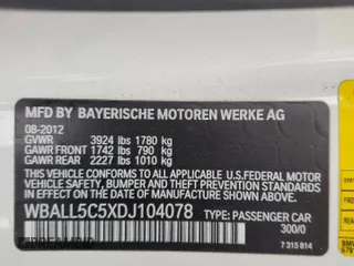 2013 BMW Z4 sDrive28i with VIN WBALL5C5XDJ104078, listed as a Copart auction lot 76118864 with 103,587 mi miles and Salvage Title. Bid and sale history available at carsss.com. Image 12.