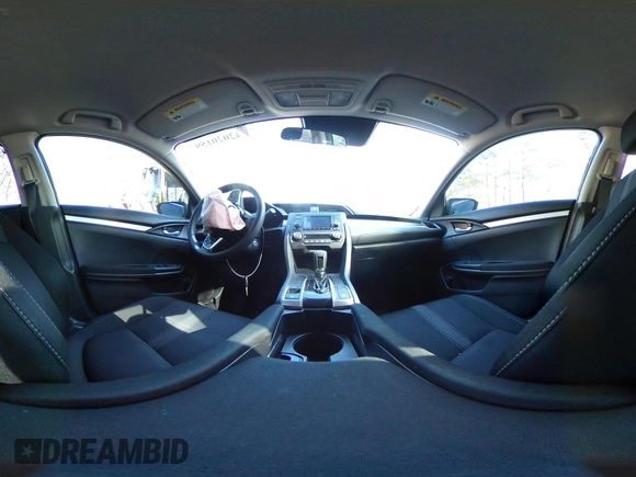 2019 Honda Civic LX with VIN 19XFC2F64KE041024, listed as a IAAI auction lot 42020159 with 36,870 mi miles and . Bid and sale history available at DreamBid. Image 18.