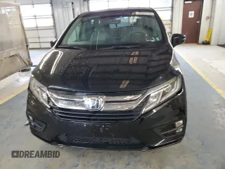 2019 Honda Odyssey EX-L z VIN 5FNRL6H75KB095341, wystawiony jako Copart lot #56563125 z przebiegiem 33 803 mil mil oraz Szkody całkowita. Historia ofert i sprzedaży dostępna na DreamBid. Obrazek 5.