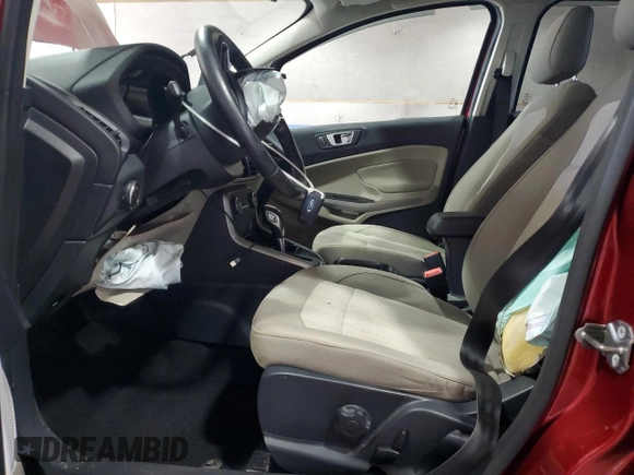 2018 Ford EcoSport SE z VIN MAJ6P1UL0JC205517, wystawiony jako Copart lot #56100795 z przebiegiem 78 639 mil mil oraz Szkoda całkowita • Salvage title. Historia ofert i sprzedaży dostępna na DreamBid. Obrazek 7.