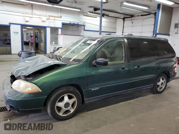 2002 Ford Windstar Sport Standard z VIN 2FMZA57452BB86707, wystawiony jako Copart lot #74840214 z przebiegiem 196 451 mil mil oraz Szkody całkowita. Historia ofert i sprzedaży dostępna na DreamBid. Obrazek 1.