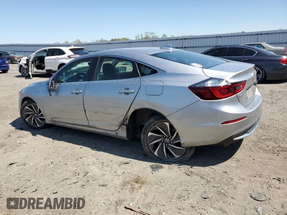 2019 Honda Insight Touring with VIN 19XZE4F95KE022706, listed as a Copart auction lot 52187015 with 58,294 mi miles and Salvage Title. Bid and sale history available at DreamBid. Image 2.
