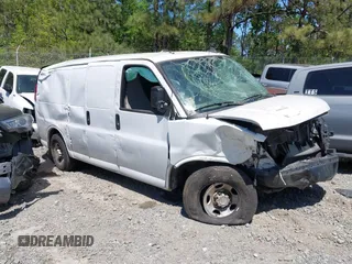 2019 Chevrolet Express Cargo Van with VIN 1GCWGAFP2K1347973, listed as a IAAI auction lot 41991559 with 70,050 mi miles. Bid and sale history available at carsss.com. Image 13.