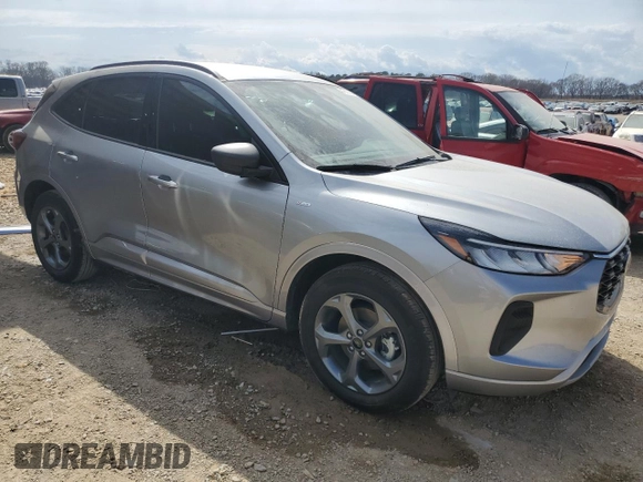 2024 Ford Escape ST-Line with VIN 1FMCU0MN0RUB19367, listed as a Copart auction lot 49121315 with 4,950 mi miles and Salvage Title. Bid and sale history available at DreamBid. Image 4.