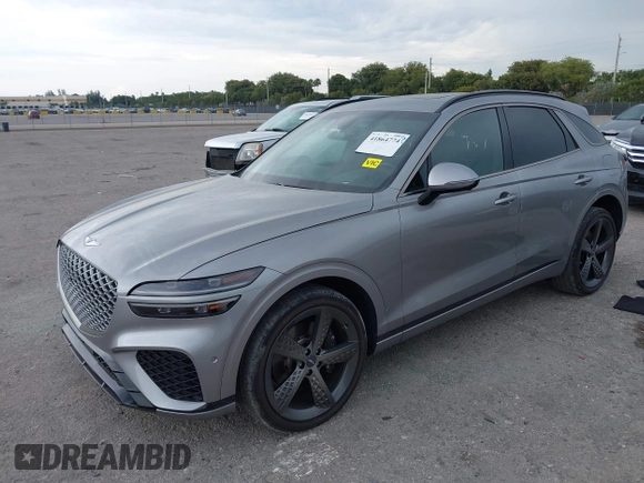 2023 Genesis GV70 Sport with VIN KMUMCDTC1PU098851, listed as a IAAI auction lot 41864774 with 15,016 mi miles and . Bid and sale history available at DreamBid. Image 17.