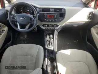 2013 Kia Rio LX with VIN KNADM5A36D6235563, listed as a Copart auction lot 52642405 with 126,034 mi miles and Salvage Title. Bid and sale history available at DreamBid. Image 8.