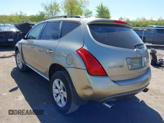 2006 Nissan Murano SL z VIN JN8AZ08W26W519631, wystawiony jako IAAI lot #42217836 z przebiegiem 223 079 mil mil oraz . Historia ofert i sprzedaży dostępna na DreamBid. Obrazek 3.