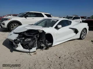2020 Chevrolet Corvette 3LT with VIN 1G1Y82D45L5000676, listed as a Copart auction lot 42704515 with 0 mi miles and Salvage Title. Bid and sale history available at carsss.com. Image 1.