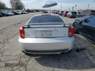 2002 Toyota Celica GT with VIN JTDDR32T420119754, listed as a Copart auction lot 43757025 with 81,490 mi miles and Salvage Title. Bid and sale history available at carsss.com. Image 6.