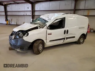 2020 Ram ProMaster City Cargo Van Tradesman with VIN ZFBHRFAB1L6R42090, listed as a Copart auction lot 52946695 with 38,655 mi miles and Clean Title. Bid and sale history available at carsss.com. Image 1.