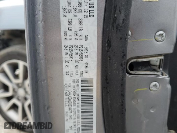 2016 Jeep Compass Sport SE z VIN 1C4NJCBA1GD634477, wystawiony jako Copart lot #50922425 z przebiegiem 141 375 mil mil oraz Szkoda całkowita • Salvage title. Historia ofert i sprzedaży dostępna na DreamBid. Obrazek 13.