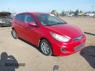 2012 Hyundai Accent GS with VIN KMHCT5AE1CU037210, listed as a IAAI auction lot 42099480 with 193,793 mi miles. Bid and sale history available at carsss.com. Image 1.
