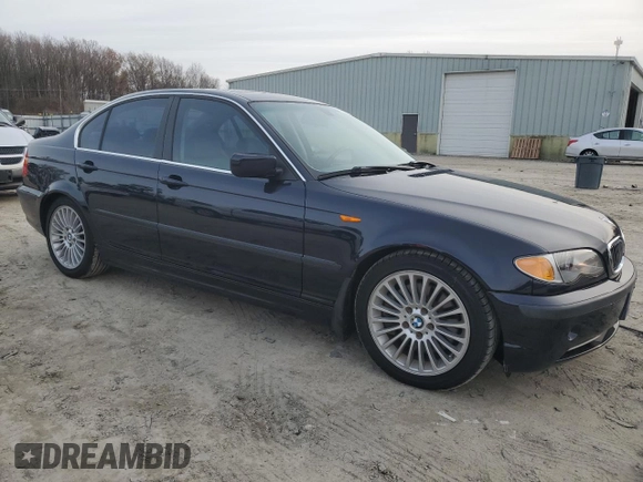 2003 BMW 3 Series 330i with VIN WBAEV53453KM25951, listed as a Copart auction lot 85198854 with 0 mi miles and Salvage Title. Bid and sale history available at carsss.com. Image 4.