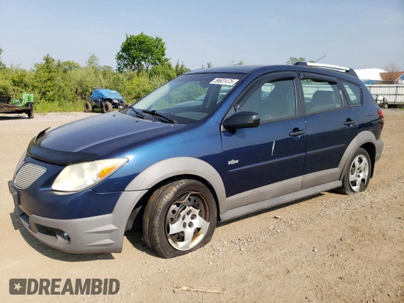 2006 Pontiac Vibe with VIN 5Y2SL65866Z438818, listed as a Copart auction lot 59601475 with 248,953 mi miles and Salvage title. Bid and sale history available at DreamBid. Image 1.