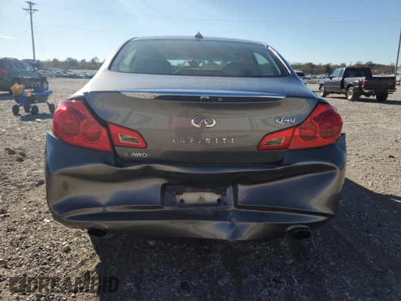 2015 Infiniti Q40 with VIN JN1CV6AR6FM520688, listed as a Copart auction lot 80267434 with 160,361 mi miles and Salvage Title. Bid and sale history available at carsss.com. Image 6.