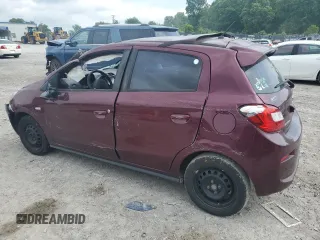 2020 Mitsubishi Mirage ES with VIN ML32A3HJ7LH010618, listed as a Copart auction lot 56702695 with 118,976 mi miles and Salvage title. Bid and sale history available at DreamBid. Image 2.