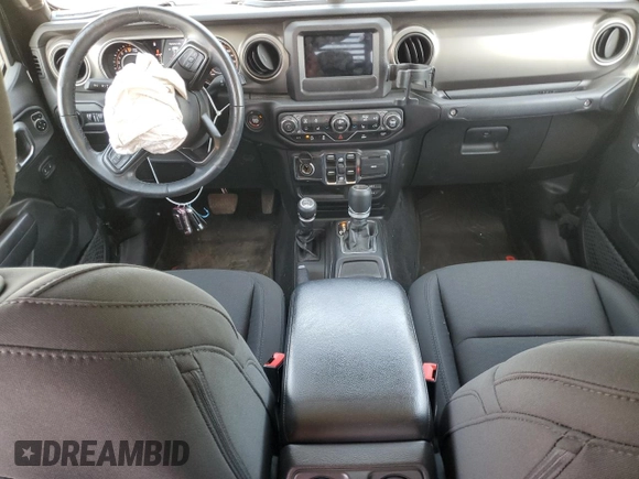 2020 Jeep Gladiator Sport S z VIN 1C6HJTAG7LL150131, wystawiony jako Copart lot #56726835 z przebiegiem 18 428 mil mil oraz Szkoda całkowita • Salvage title. Historia ofert i sprzedaży dostępna na DreamBid. Obrazek 8.
