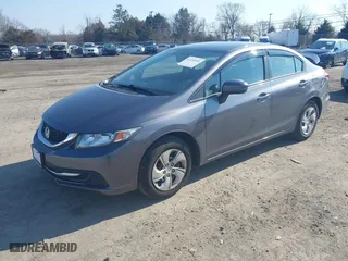 2014 Honda Civic Sedan LX with VIN 19XFB2F53EE081903, listed as a IAAI auction lot 41491003 with 34,652 mi miles. Bid and sale history available at carsss.com. Image 17.