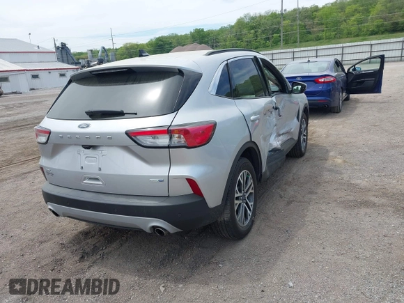 2020 Ford Escape SEL with VIN 1FMCU9H67LUA17191, listed as a IAAI auction lot 42253296 with 36,324 mi miles and . Bid and sale history available at DreamBid. Image 4.