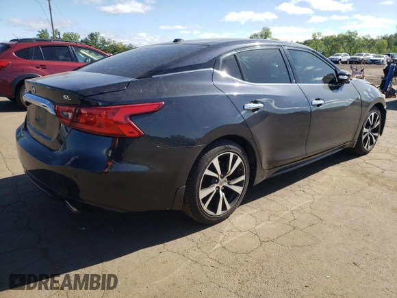 2017 Nissan Maxima SL with VIN 1N4AA6AP9HC434613, listed as a Copart auction lot 57560025 with 99,433 mi miles and Salvage title. Bid and sale history available at DreamBid. Image 3.