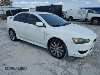 2008 Mitsubishi Lancer GTS with VIN JA3AU86U28U012588, listed as a Copart auction lot 71644484 with 158,345 mi miles and Salvage Title. Bid and sale history available at carsss.com. Image 4.