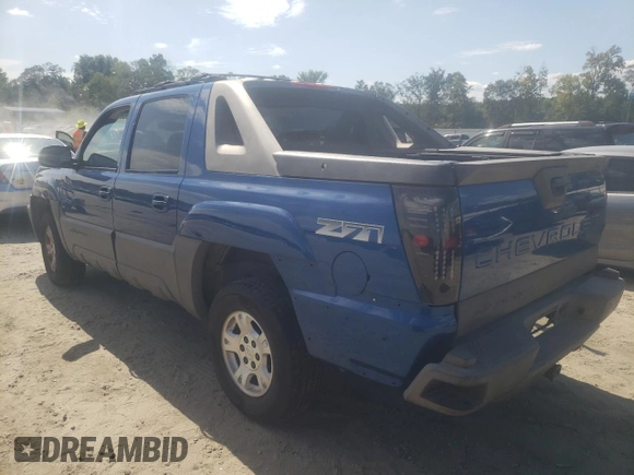 2003 Chevrolet Avalanche with VIN 3GNEK13T53G108133, listed as a Copart auction lot 70569734 with 362,578 mi miles and Salvage Title. Bid and sale history available at carsss.com. Image 2.