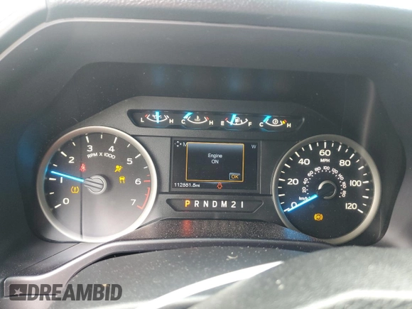 2016 Ford F-150 XL with VIN 1FTEW1CP3GKD20186, listed as a Copart auction lot 59256505 with 112,551 mi miles and Salvage title. Bid and sale history available at DreamBid. Image 9.