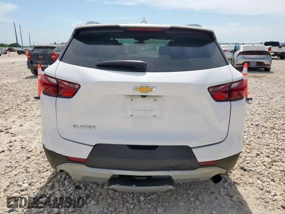 2021 Chevrolet Blazer LT with VIN 3GNKBCRS2MS535720, listed as a Copart auction lot 56637165 with 79,307 mi miles and Salvage title. Bid and sale history available at DreamBid. Image 6.