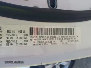 2013 Jeep Patriot Sport with VIN 1C4NJPBA3DD130385, listed as a IAAI auction lot 42688293 with 203,630 mi miles and . Bid and sale history available at DreamBid. Image 9.