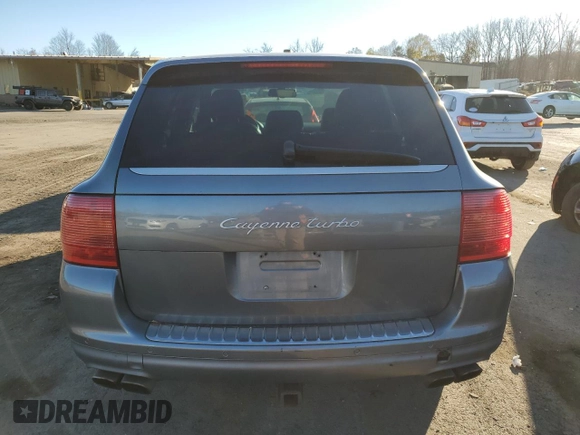 2004 Porsche Cayenne Turbo with VIN WP1AC29P24LA94165, listed as a Copart auction lot 81090334 with 49,635 mi miles and Salvage title. Bid and sale history available at DreamBid. Image 6.