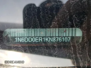 2019 Nissan Frontier SV with VIN 1N6DD0ER1KN876107, listed as a Copart auction lot 53159635 with 46,807 mi miles and Salvage title. Bid and sale history available at DreamBid. Image 14.