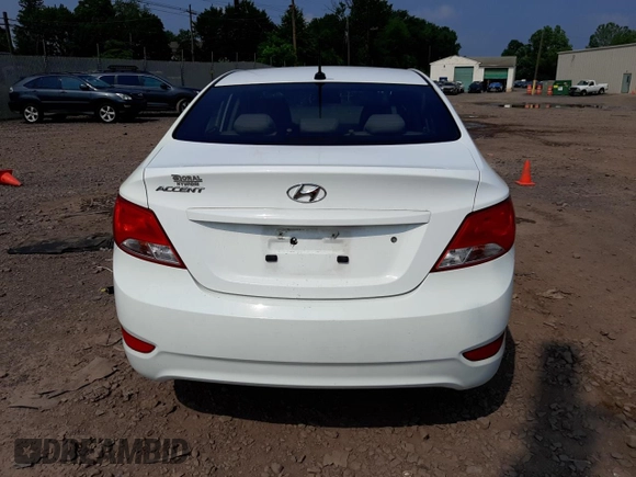 2016 Hyundai Accent SE with VIN KMHCT4AE2GU943446, listed as a Copart auction lot 59987253 with 21,654 mi miles. Bid and sale history available at carsss.com. Image 6.