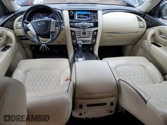 2019 Infiniti QX80 LUXE with VIN JN8AZ2NE8K9232889, listed as a Copart auction lot 53538575 with 96,642 mi miles and Clean Title. Bid and sale history available at carsss.com. Image 8.
