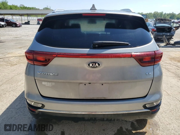 2020 Kia Sportage EX with VIN KNDPN3AC3L7779996, listed as a Copart auction lot 52311305 with 20,604 mi miles and Salvage title. Bid and sale history available at DreamBid. Image 6.
