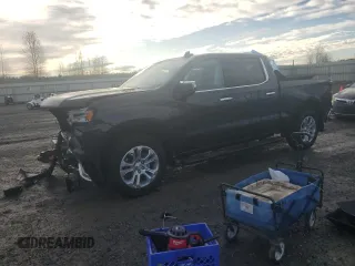 2023 Chevrolet Silverado 1500 LTZ with VIN 1GCUDGE82PZ300156, listed as a Copart auction lot 50273805 with 20,258 mi miles and Salvage Title. Bid and sale history available at carsss.com. Image 1.
