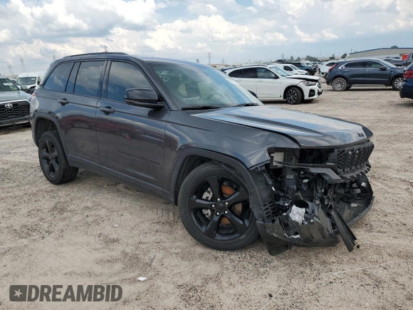 2023 Jeep Grand Cherokee Altitude with VIN 1C4RJGAG7PC573429, listed as a Copart auction lot 58052174 with 9,704 mi miles and Salvage title. Bid and sale history available at DreamBid. Image 4.