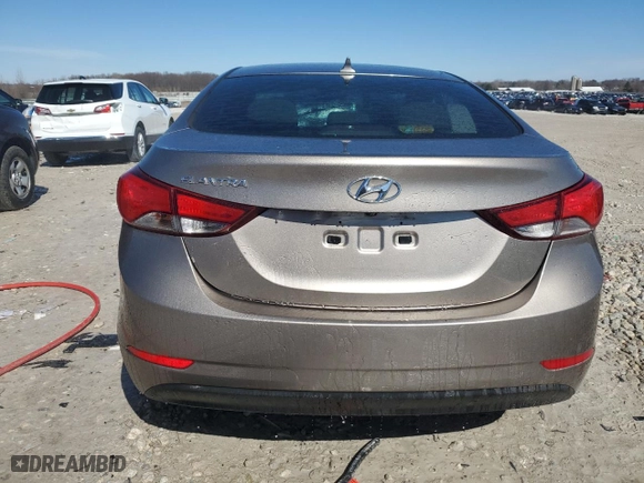 2015 Hyundai Elantra SE with VIN 5NPDH4AE1FH634490, listed as a Copart auction lot 49332185 with 0 mi miles and Clean Title. Bid and sale history available at carsss.com. Image 6.