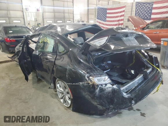 2016 Chrysler 200 S with VIN 1C3CCCBBXGN125769, listed as a Copart auction lot 68732762 with 64,962 mi miles and Non Repairable. Bid and sale history available at carsss.com. Image 3.