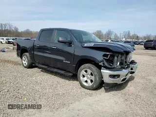 2019 Ram 1500 Big Horn z VIN 1C6SRFFT1KN621098, wystawiony jako Copart lot #52895395 z przebiegiem 66 458 mil mil oraz Szkoda całkowita • Salvage title. Historia ofert i sprzedaży dostępna na DreamBid. Obrazek 11.