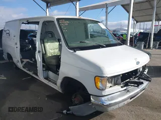 2001 Ford Econoline Cargo with VIN 1FTRE14281HA77986, listed as a IAAI auction lot 41493232 with 151,753 mi miles and . Bid and sale history available at DreamBid. Image 1.