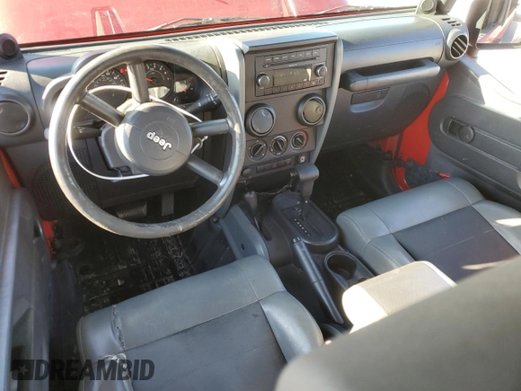 2009 Jeep Wrangler X with VIN 1J4FA24199L720554, listed as a Copart auction lot 88129665 with 67,840 mi miles and Salvage title. Bid and sale history available at DreamBid. Image 8.