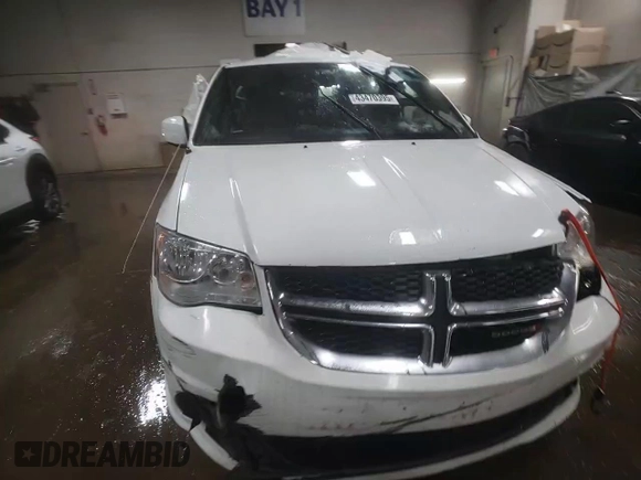 2017 Dodge Grand Caravan SXT with VIN 2C4RDGCGXHR600393, listed as a Copart auction lot 43470395 with Not Provided miles and Non Repairable. Bid and sale history available at DreamBid. Image 14.